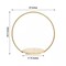 20" Gold Wood with Round Geometric Metal Arch Cake Stand Party Event Decorations